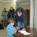 მერმა ჯამბულ დოლიძის ოჯახი მოინახულა