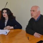 შეხვედრა სკოლის მოსწავლეებთან.